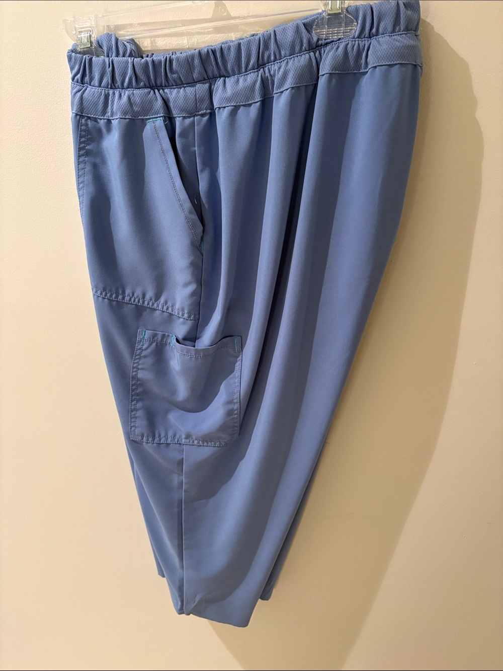 Scrubstar Light Blue Elastic Waist Scrub Joggers